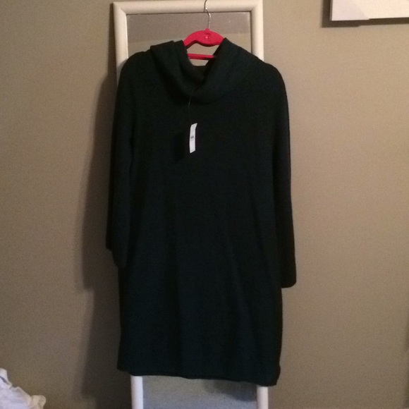 Loft Womans green sweater dress - Picture 4 of 4